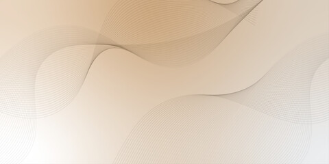 Fototapete - Gray and white abstract background with flowing particles. Digital future technology concept.Abstract colorful curved lines on white paper background. Abstract wave line for banner, template, walpaper