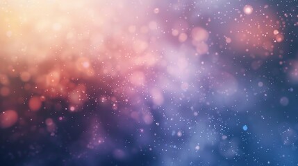 Winter-inspired abstract background with smooth gradients misty overlays and twinkling lights backdrop