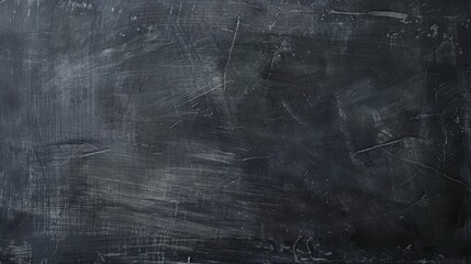 Wall Mural - A blank dark black chalkboard style texture background. Back to school banner 