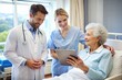 © Kanchana - doctor and nurse with tablet pc