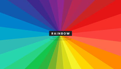 Wall Mural - abstract colorful rainbow background. multicolored rays concept. vector illustration.