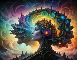 Wall Mural - elegance of the mind