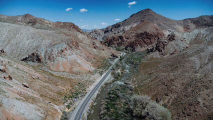 Wall Mural - Drone Photography, Stunning Canyon Landscape of Northern California/Nevada