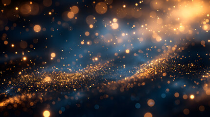 Canvas Print - Enchanting Cosmic Lights: A Mystical Display of Glittering Stars and Dust