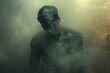 © Natalia - Artistic rendering of a human body with a thick fog swirling around the torso, leaving the arms and legs in shadowy obscurity,