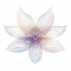 PNG Transparent of Intricate beautiful flower artwork