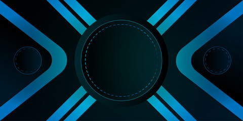 Poster - Abstract background design | Geometric gradient background design | Modern background with circle, line etc luxury shape