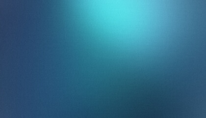 Poster - Abstract grainy texture with a smooth blue gradient ideal for design backgrounds