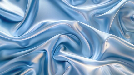 Poster - Wavy silk or satin liquid background with fabric silk texture