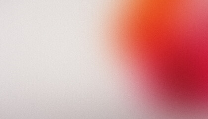 Poster - Vintage grain textured design with a smooth red gradient transition