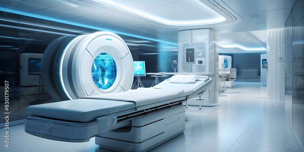 State-of-the-Art CT Scan Room in a Modern Hospital for Advanced ...