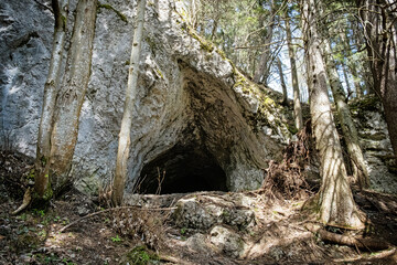 Canvas Print - Cave in Low Tatras mountains, Slovakia