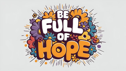 Wall Mural - be full of hope