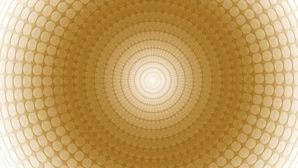 Aufkleber - Animation of rotating concentric circles with hypnotic effect. Motion. Abstract geometric background with rings spinning and blinking around light.