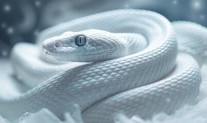 white snake in celestial alignment