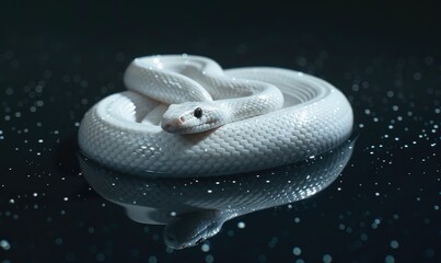 white snake in celestial alignment