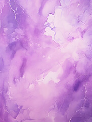 Wall Mural - Abstract white and purple marble ink painting background 