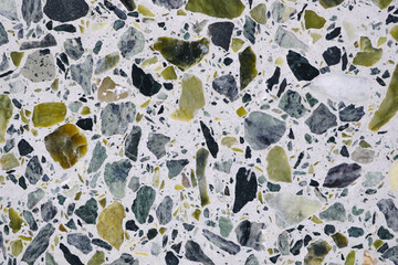 Aufkleber - Abstract textured stone background with a pattern of small particles interspersed