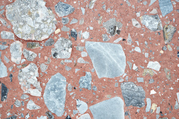Aufkleber - Abstract textured stone background with a pattern of small particles interspersed