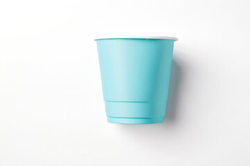 Poster - Teal Disposable Cup Isolated on White