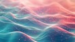 © javier - Pastel cyan and warm scarlet blend with wave-like patterns backdrop