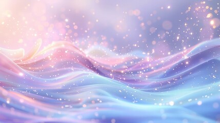 Wall Mural - magical friendship day: lilac baby blue sparkling points backdrop