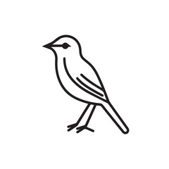 Cuckoo in cartoon, doodle style . Image for t-shirt, web, mobile apps and ui. Isolated 2d vector illustration in logo, icon, sketch style, Eps 10, black and white. AI Generative
