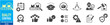 © yukipon00 - Quality control icon set. check auditin quality assurance testing evaluation spection product process. Editable stroke vector icons collection illustration.