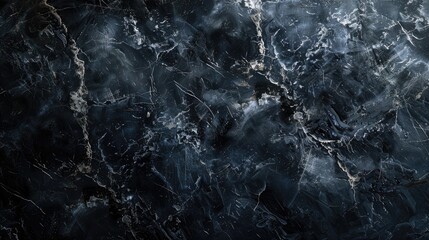 Wall Mural - Background of textured black marble