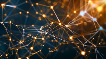 Fototapete - Abstract Digital Background with Binary Code and AI Algorithms: Visual Representation of Machine Learning, Data Processing, and Advanced Computational Technology in a Futuristic Cyber Landscape