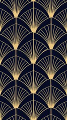 Art deco seamless wallpaper pattern architecture accessories.