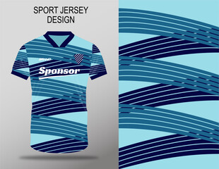 Wall Mural - Sport Jersey Uniform Fabric Textile Design for soccer football club