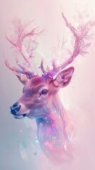 Wall Mural - Deer wildlife animal mammal.