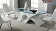 © Kim - Unique and gorgeous table design, unique desk design, unique furniture design, inspiration for design, ai generated