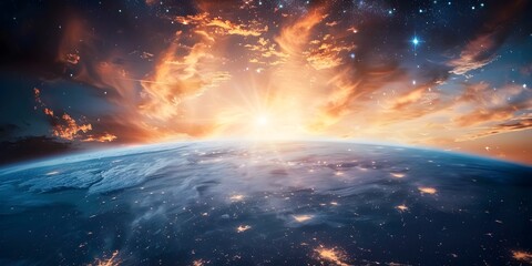 Wall Mural - igniting the cosmic frontier a visionary campaign for expanding space frontiers