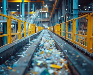 Poster - Efficient Industrial Recycling Facility Sorting and Processing Materials for Reuse and Sustainability