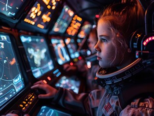 Poster - Young Cadet Training at Space Academy with Simulation of Space Missions Concept of Space