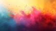 © Muhammad - Colorful powder explosion on vibrant background.