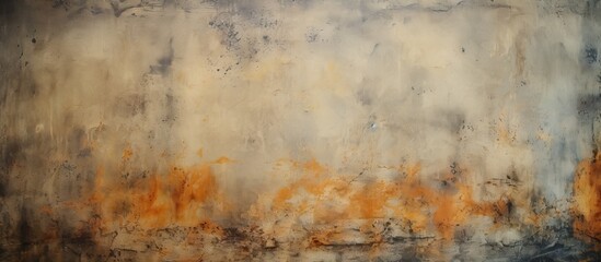Leinwandbilder - An aesthetically pleasing abstract grunge decorative stucco wall background with ample copy space image