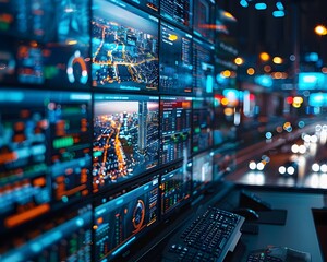 Poster - Powered Smart City Control Room Optimizing Infrastructure and Emergency Responses