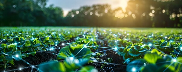 Poster - Smart Agriculture Technology Automated Irrigation and Fertilization in a Lush Crop Field