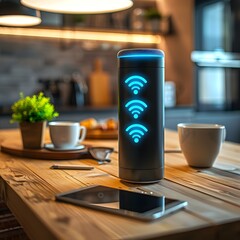 Poster - Seamless of Virtual Assistants into Everyday Home Appliances A Modern Technology Concept with Ample Copy Space