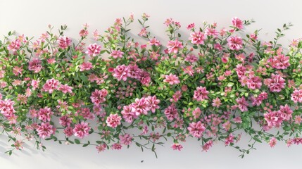 Wall Mural - Beautiful Pink Flowers in Bloom, Generative AI
