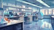 © sara - Modern hospital laboratory There are various types of scientific tools and equipment.