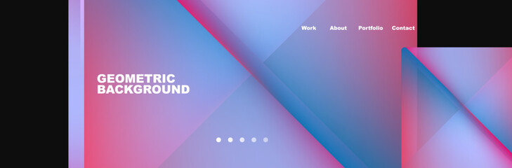 Triangle minimal web site page background design. Vector Illustration For Wallpaper, Banner, Background, Card, Book Illustration, landing page