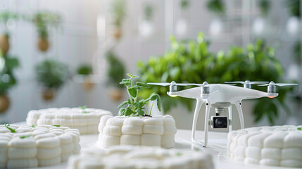 Poster - AI in agriculture with automated irrigation systems and crop monitoring
