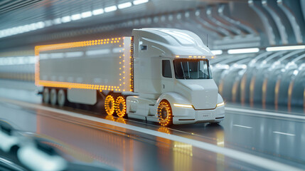 Poster - AI in logistics with predictive maintenance and optimized routing