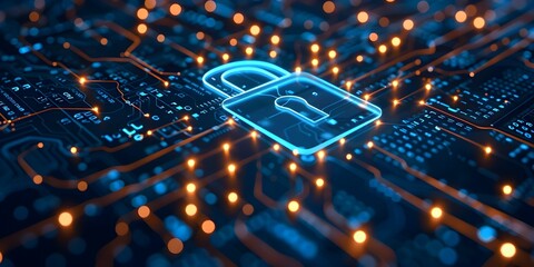 Poster - secure digital communication and networking practices for protecting business technology and informa