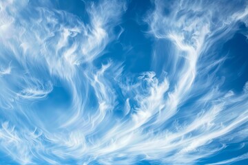 Wall Mural - Abstract white cloud and blue sky in sunny day texture background.