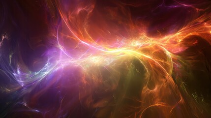 Canvas Print - Transcendent Transcendence: Photograph ethereal forms and luminous colors that evoke a sense of spiritual transcendence and enlightenment, soaring beyond earthly confines.